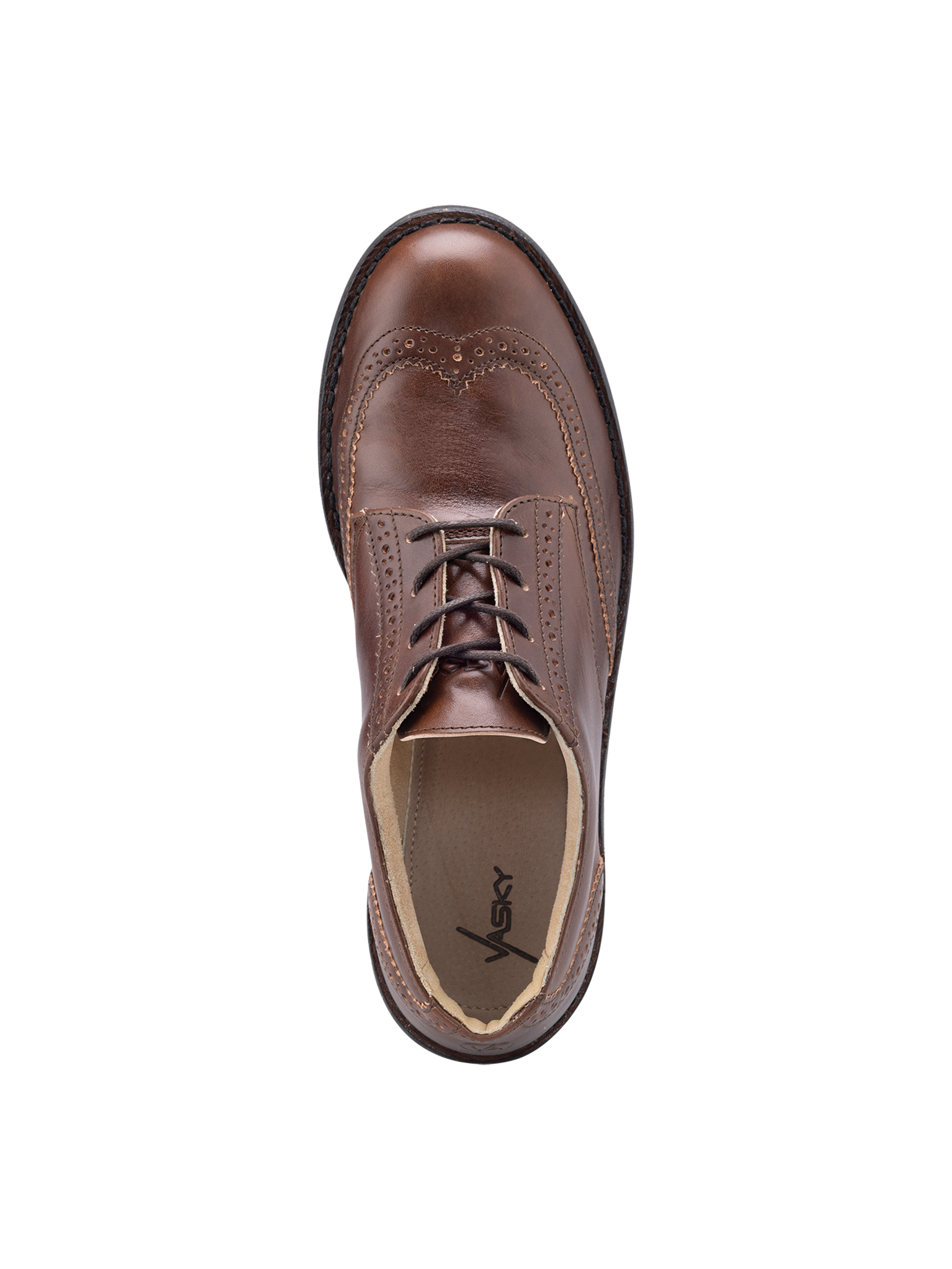 Brogue Low Dark Brown Black