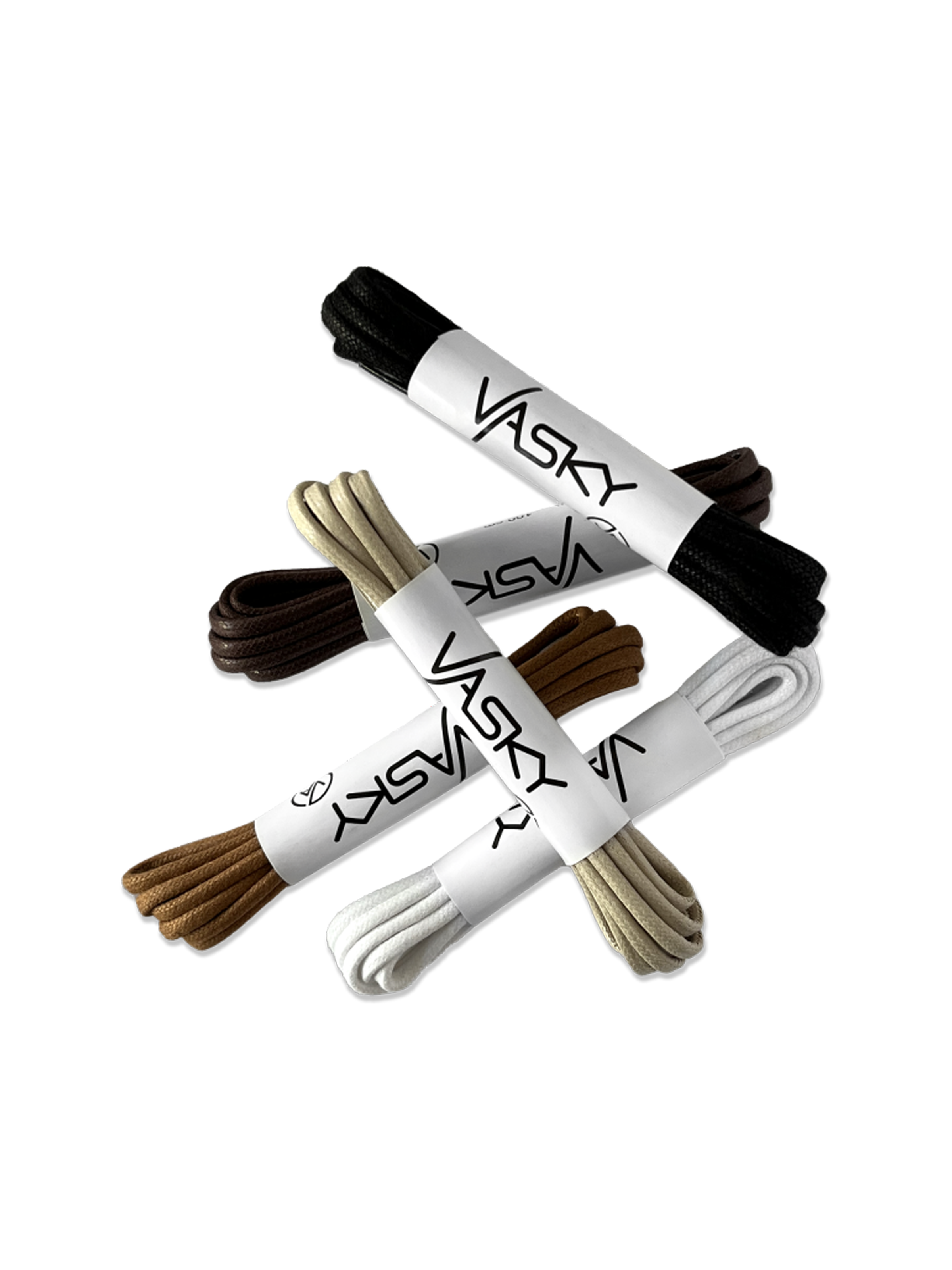 5 x Kulaté Voskované Tkaničky Neutrální