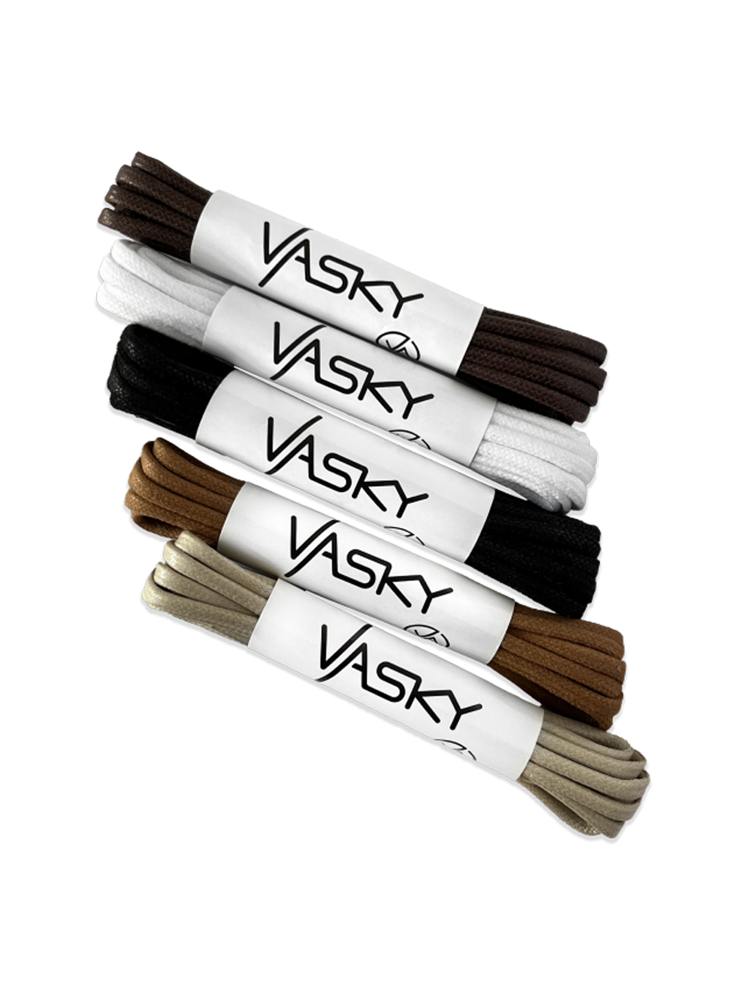 5 x Kulaté Voskované Tkaničky Neutrální