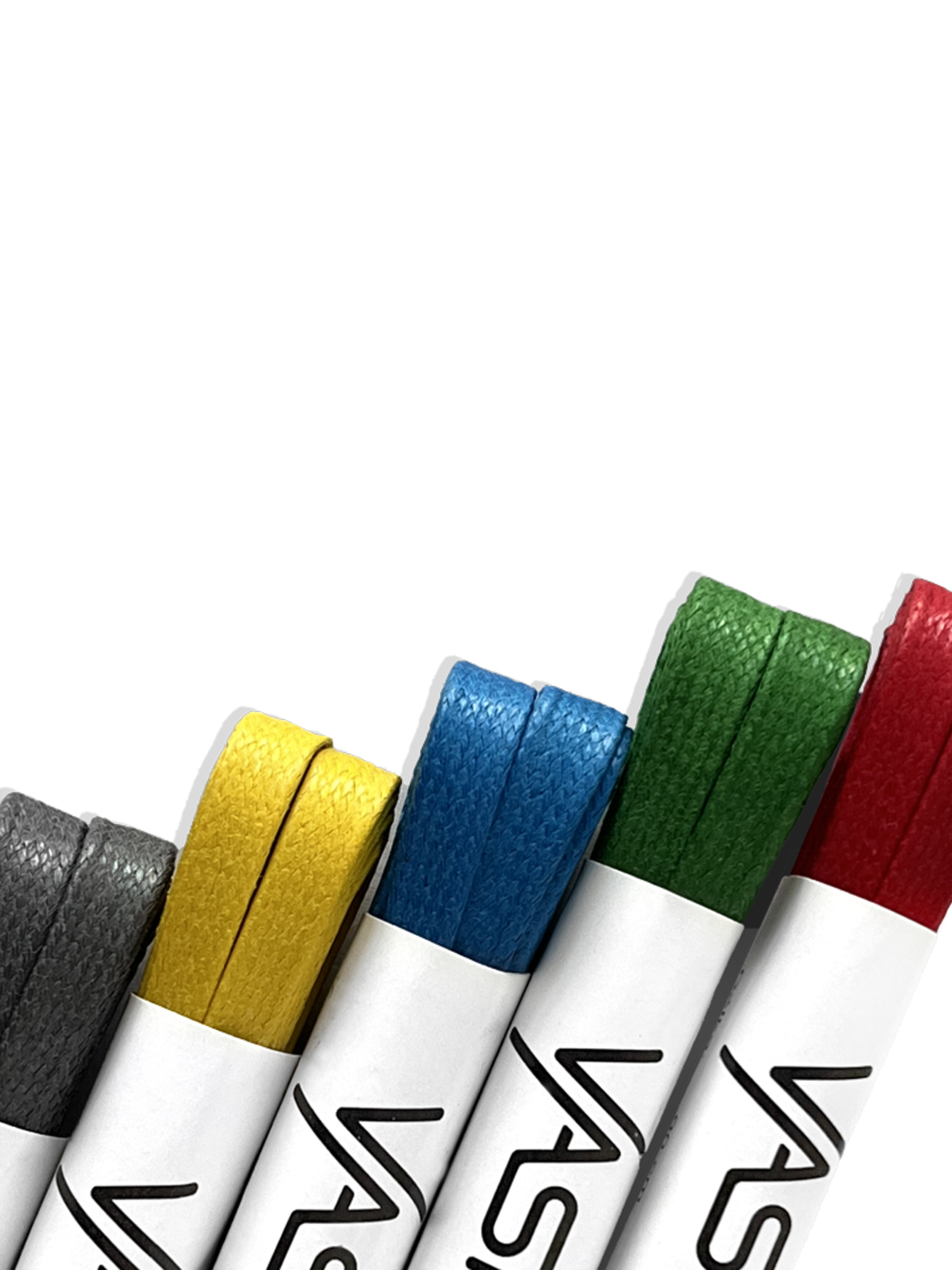 5 x Ploché Voskované Tkaničky Barevné