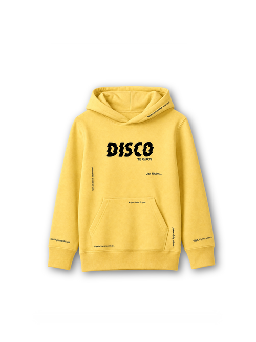 Tros Discotequos Mikina Yellow