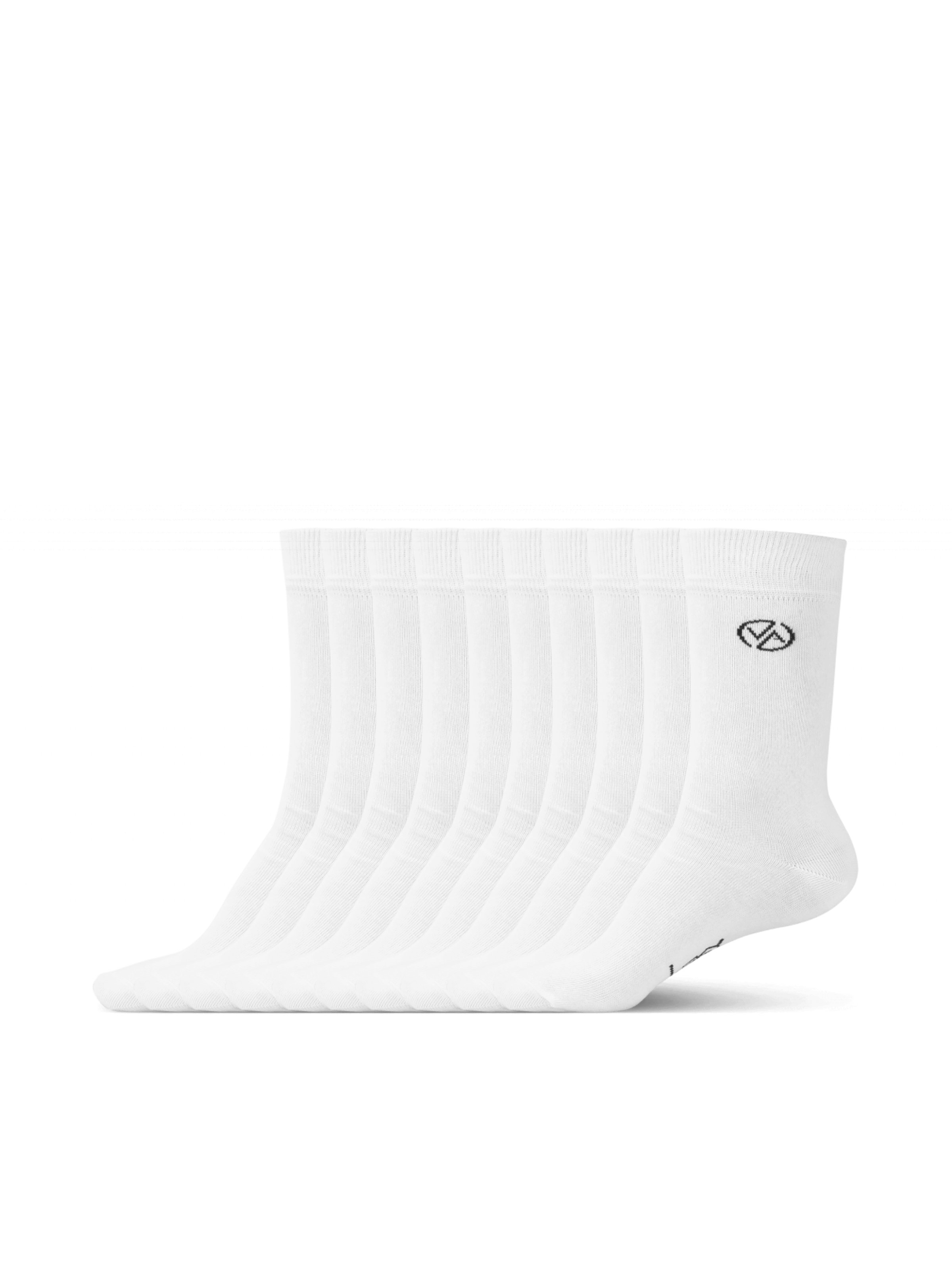 10 x Ponožky Vysoké Bílé